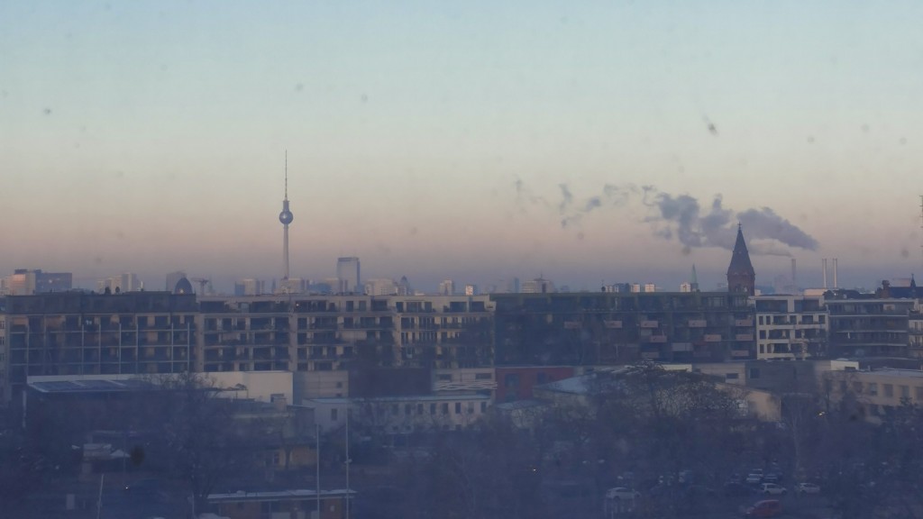 Panoramic view of Berlin with TV-Tower